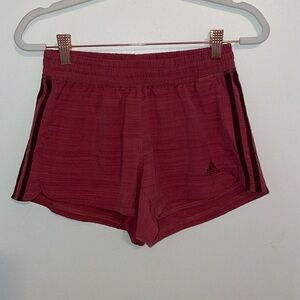 Adidas Aeroready Brick Red with Heather style Sporty athletic shorts | XS